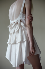 Load image into Gallery viewer, Cream Knotted Back Top in Linen