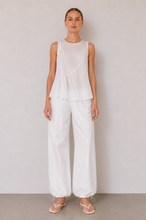 Load image into Gallery viewer, Draped Silk Chiffon Top
