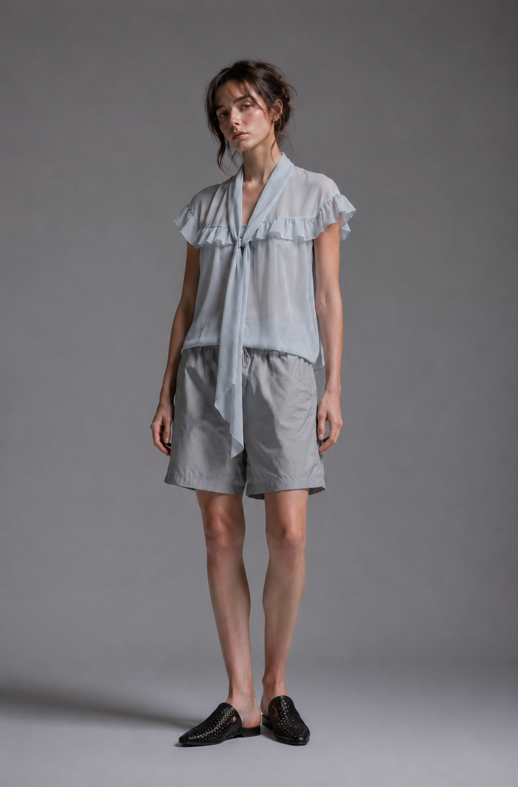 Slate Tank Tie Top