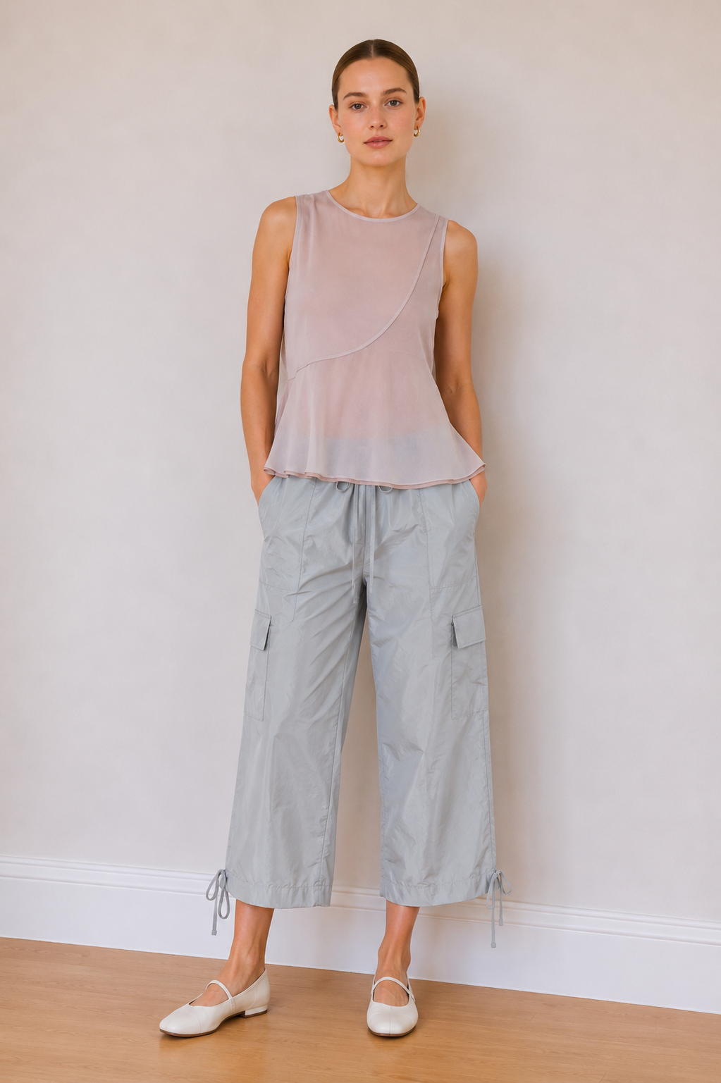 Silk Taffeta Pant