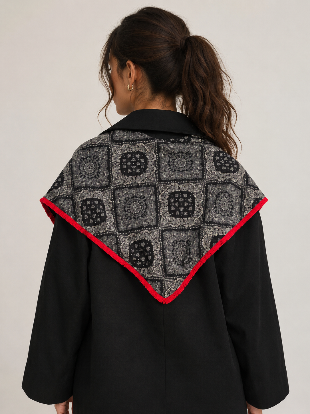 Bandana Tie Front Jacket