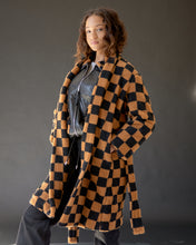 Load image into Gallery viewer, Checkered Robe Coat
