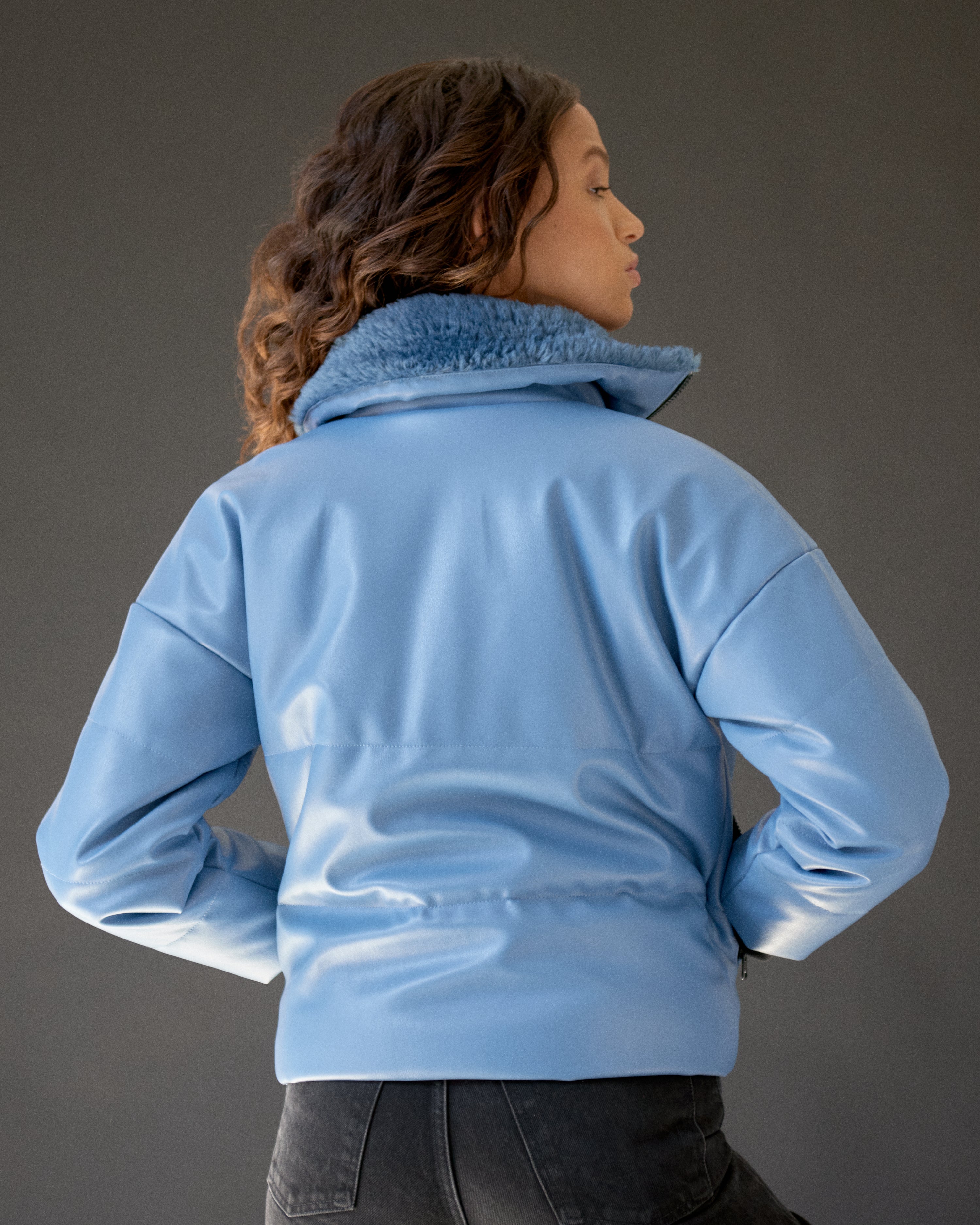 Blue Puffer Jacket