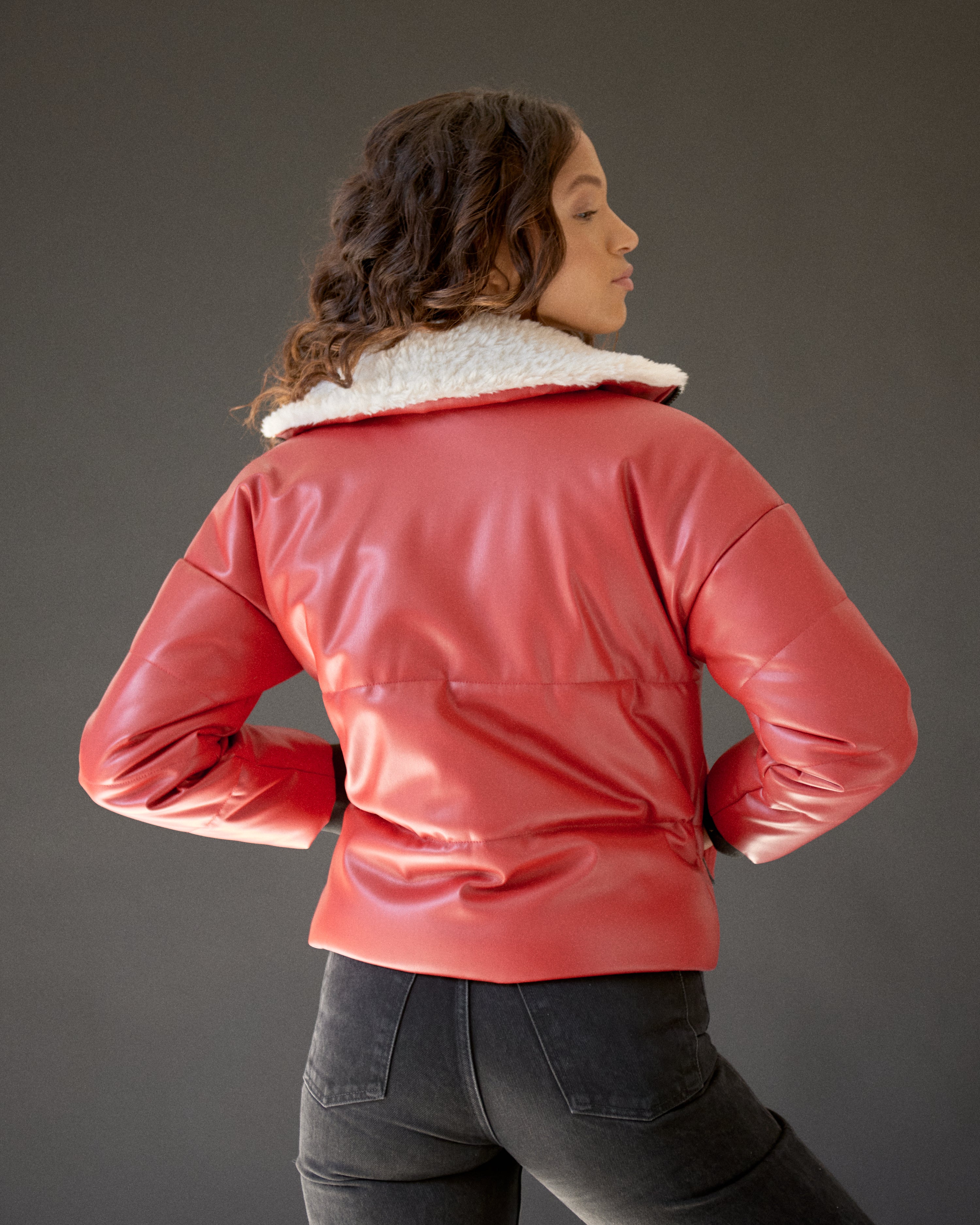 Red Puffer Jacket