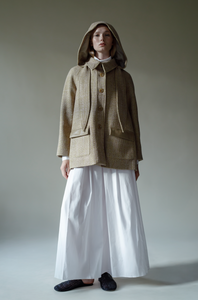 Short Scarf Jacket in Tweed