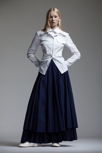 Double Collar Shirt in Cotton