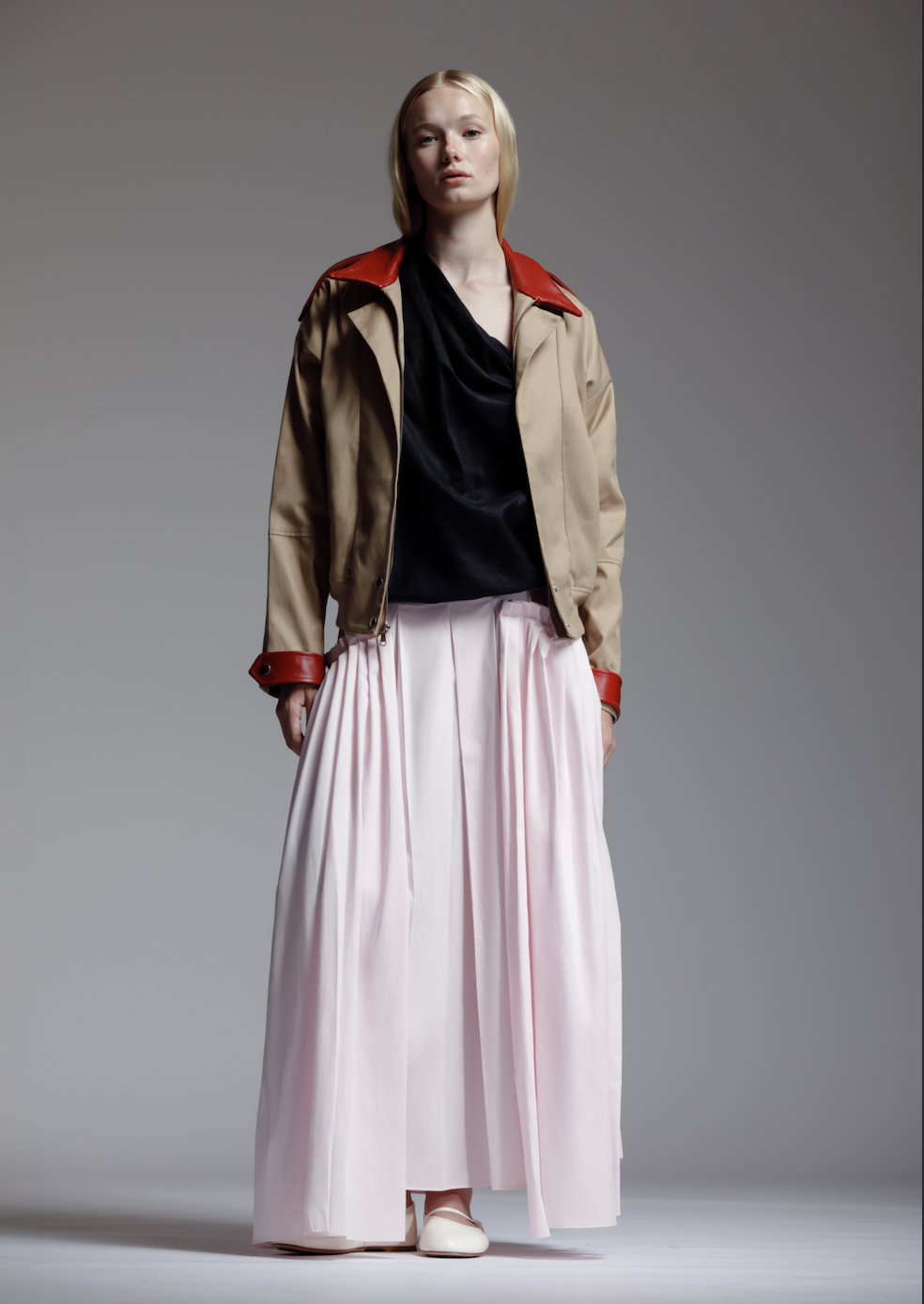 Black One Shoulder Drape In Linen