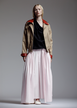 Load image into Gallery viewer, Combo Bomber in Leather and Cotton
