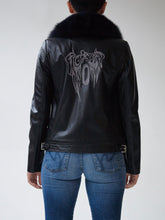 Load image into Gallery viewer, Embroidered Leather Jacket
