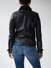 Load image into Gallery viewer, Shearling Moto Jacket
