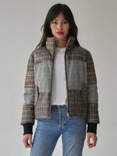 Load image into Gallery viewer, Plaid Leather Puffer
