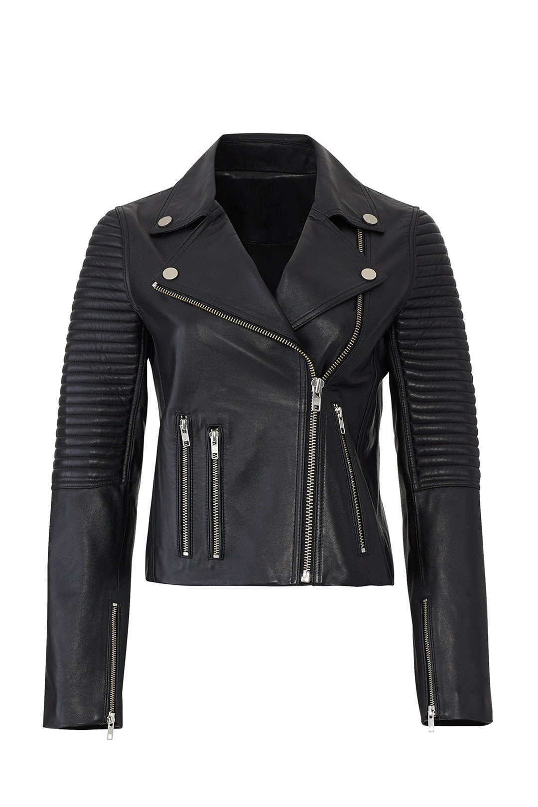 Iris Leather Puffer Vest – Sipos New York