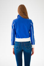 Load image into Gallery viewer, Leather Lace-Up Bomber

